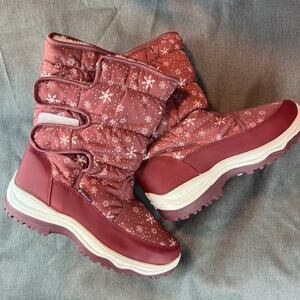 Merence Womens Snow Boot Winter Water-Resistant Fur Lined Warm Boot Sz 39 US 8.5